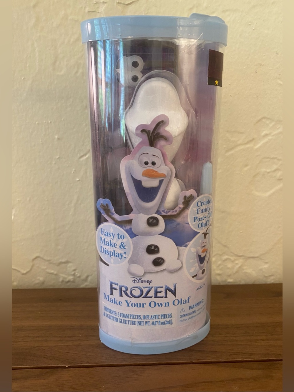 Disney Frozen Make Your Own Olaf Craft Kit New in Tube
